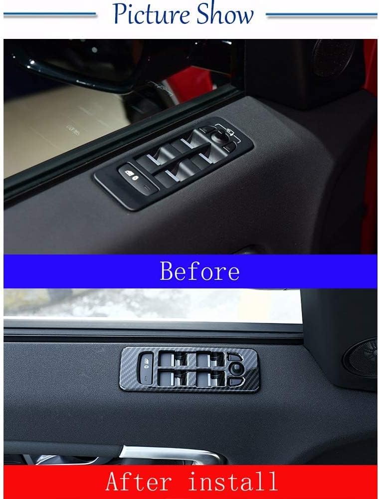 ABS Chrome Window Lift Button Frame Trim Pack of 2 H3172