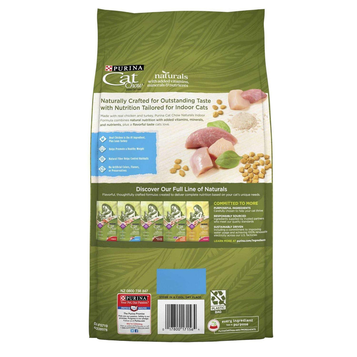 Natural Indoor Dry Cat Food L86828