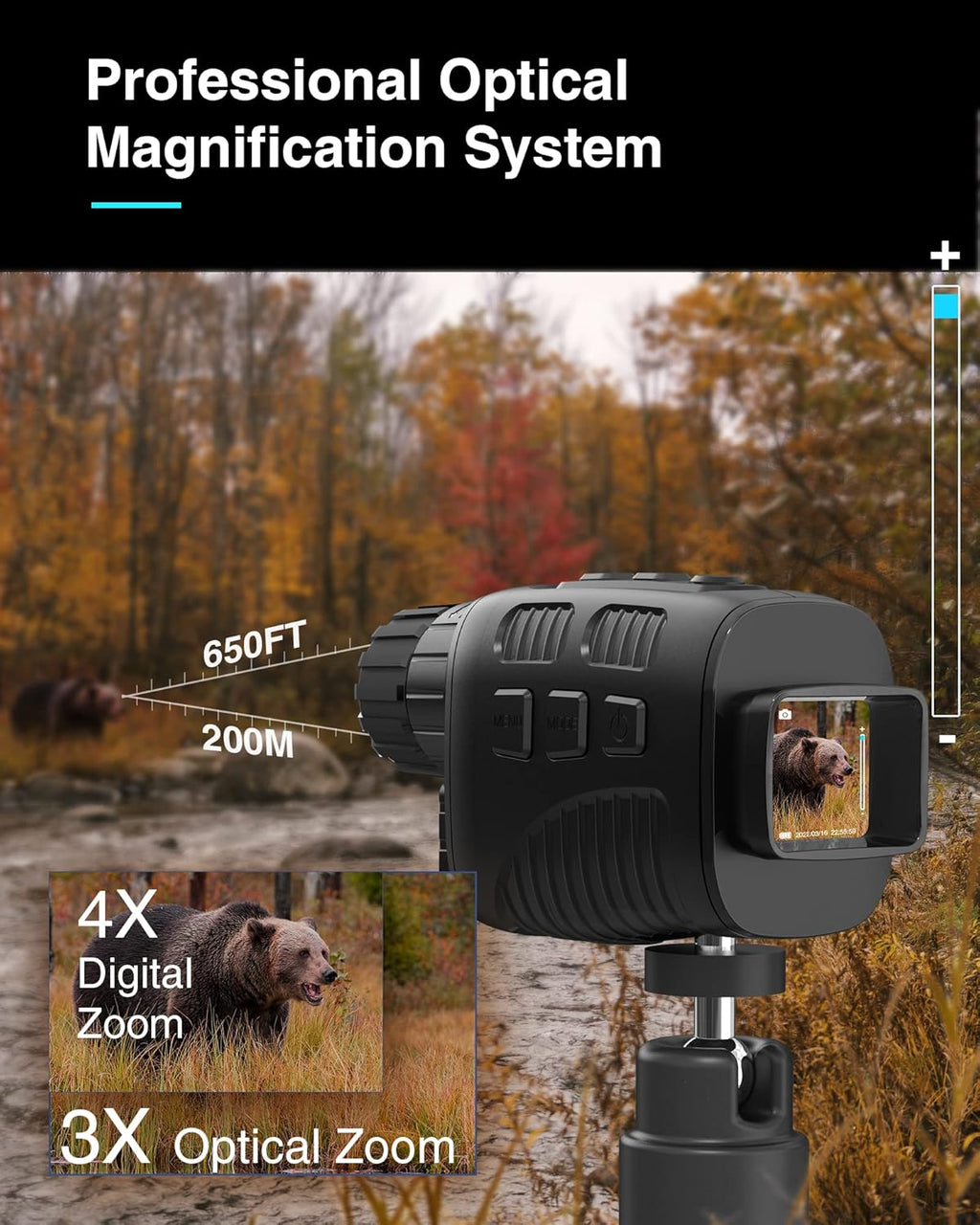 Digital Night Vision Monocular with 32GB Card V37153