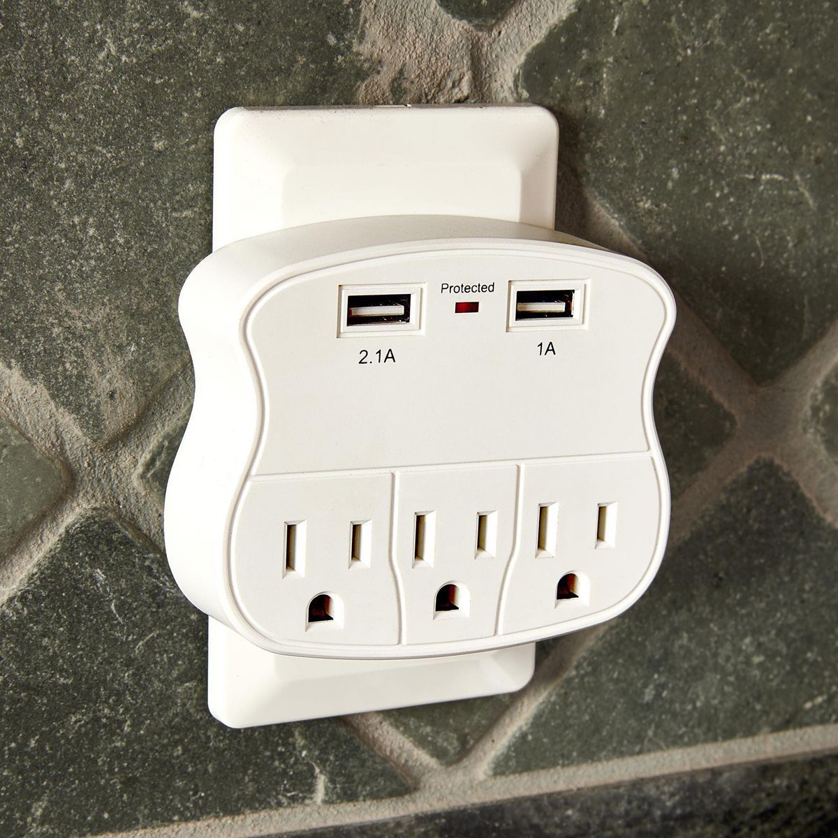3-Outlet 2 USB Wall Adapter X2906