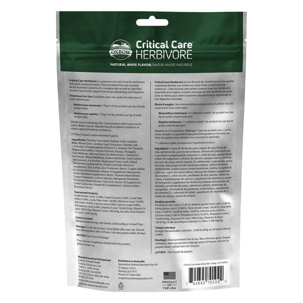 Critical Care Herbivore G53258