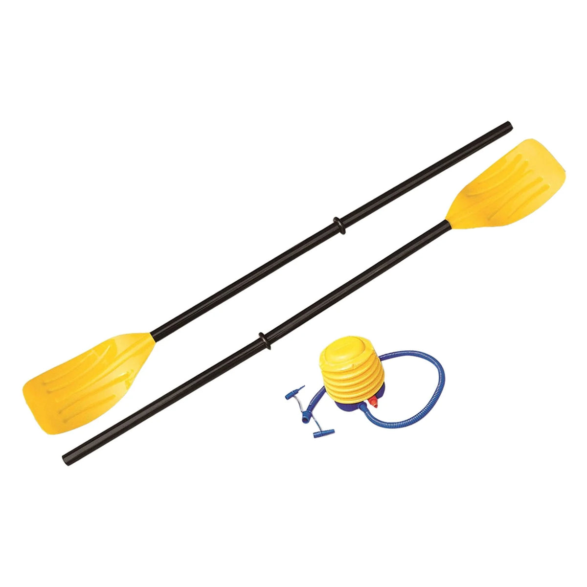 Inflatable Raft Boat Set with Oars and Pump J505306
