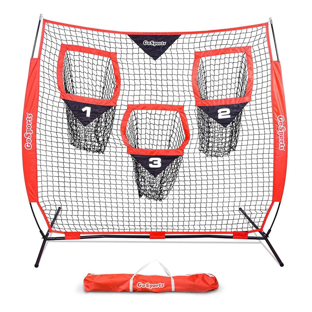 Football Training Net with 3 Target Pockets E76717