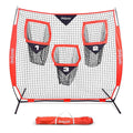 Football Training Net with 3 Target Pockets E76717