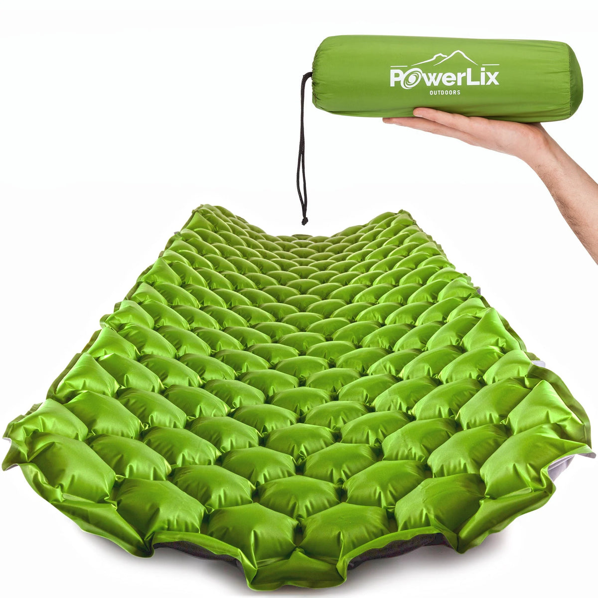 Ultralight Compact Inflatable Camping Sleeping Pad Orange I948