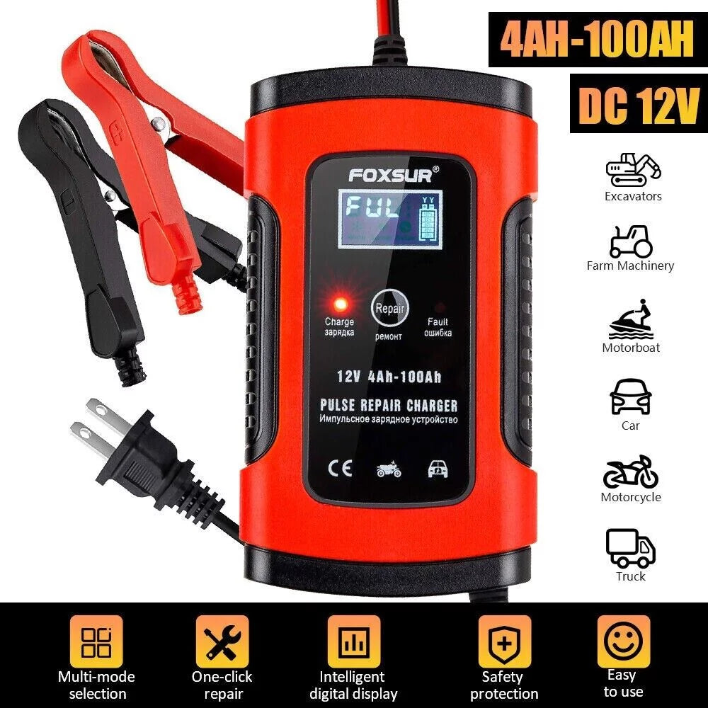 12V Automatic Battery Charger Maintainer A7179
