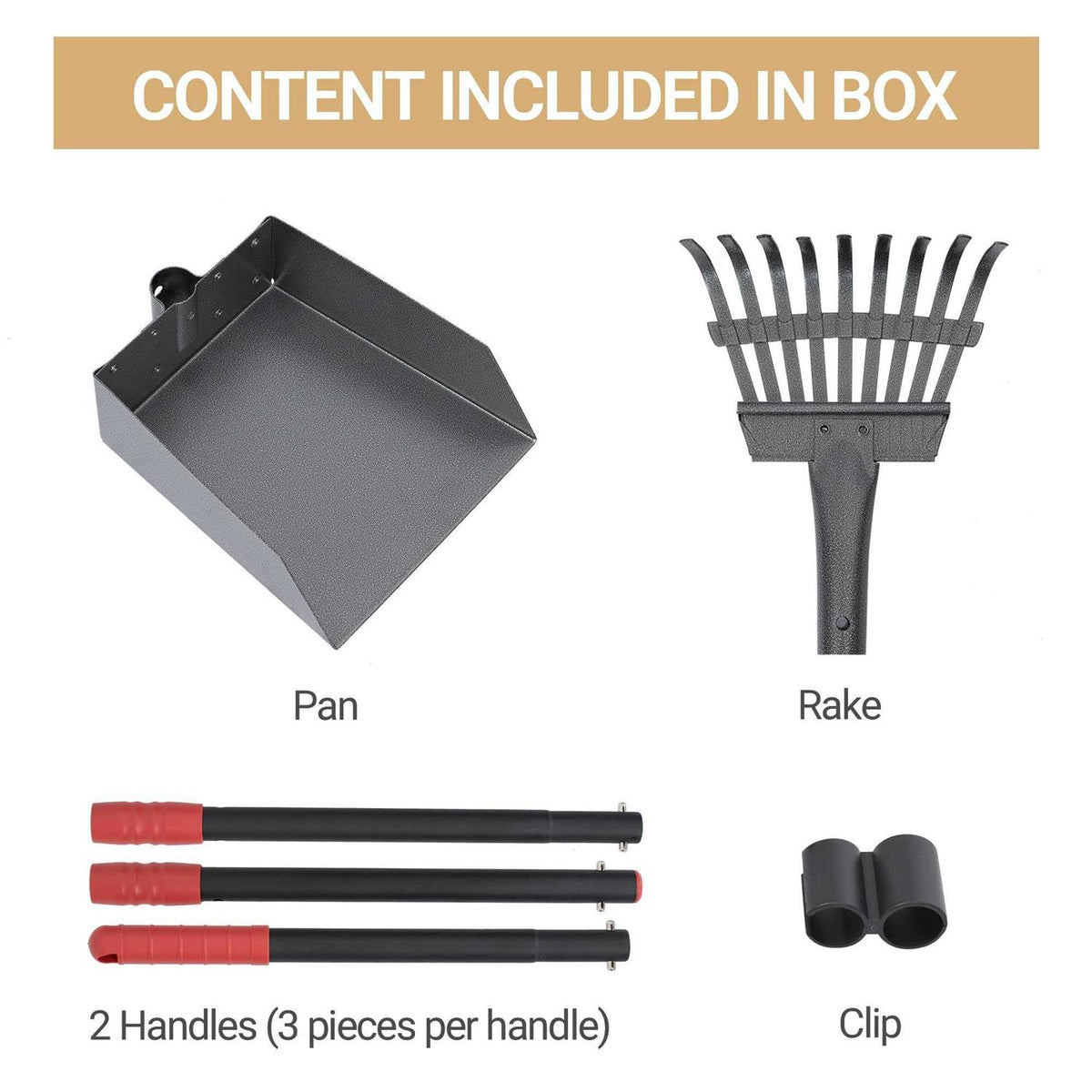 Dog Pooper Scooper and Rake Set F3665