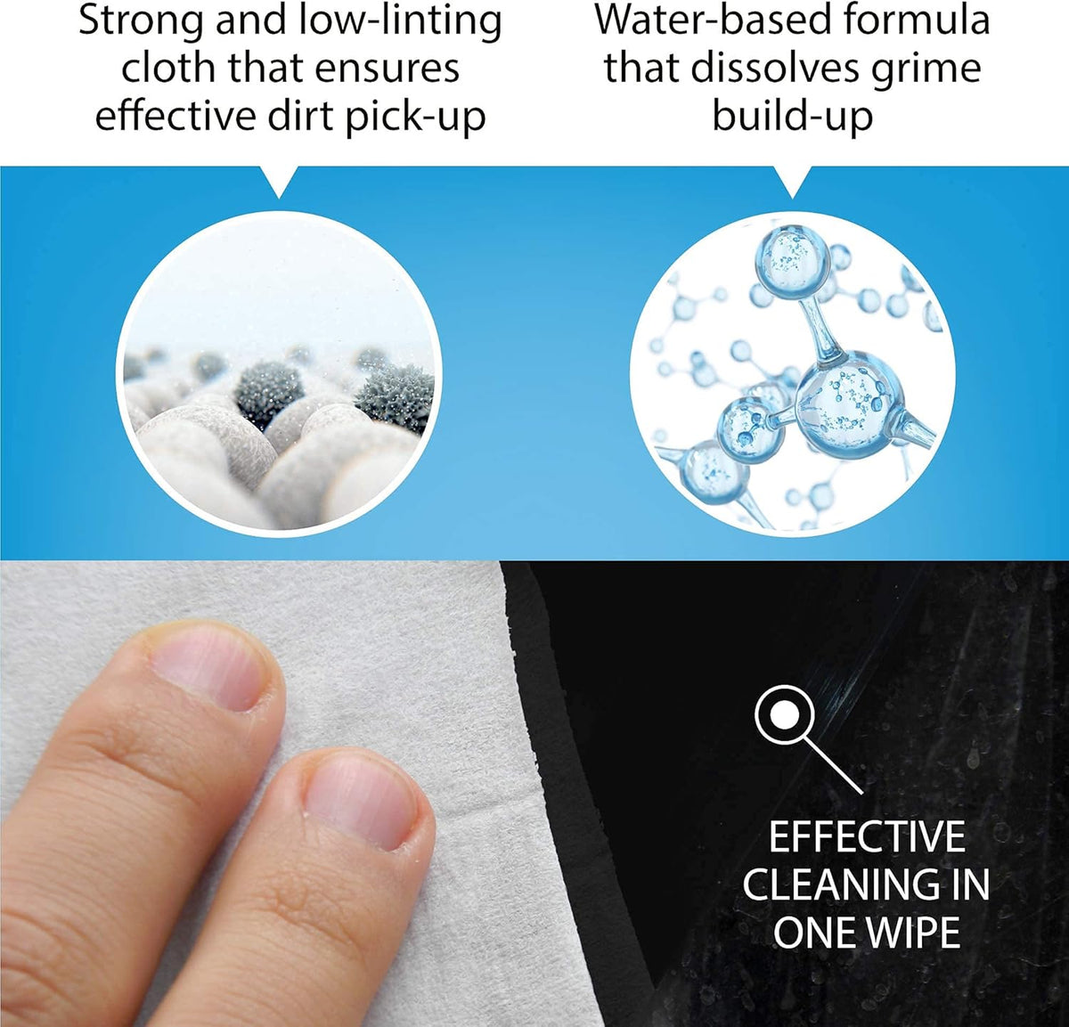 Screen Cleaning Wipes 100 Individually Wrapped S67247