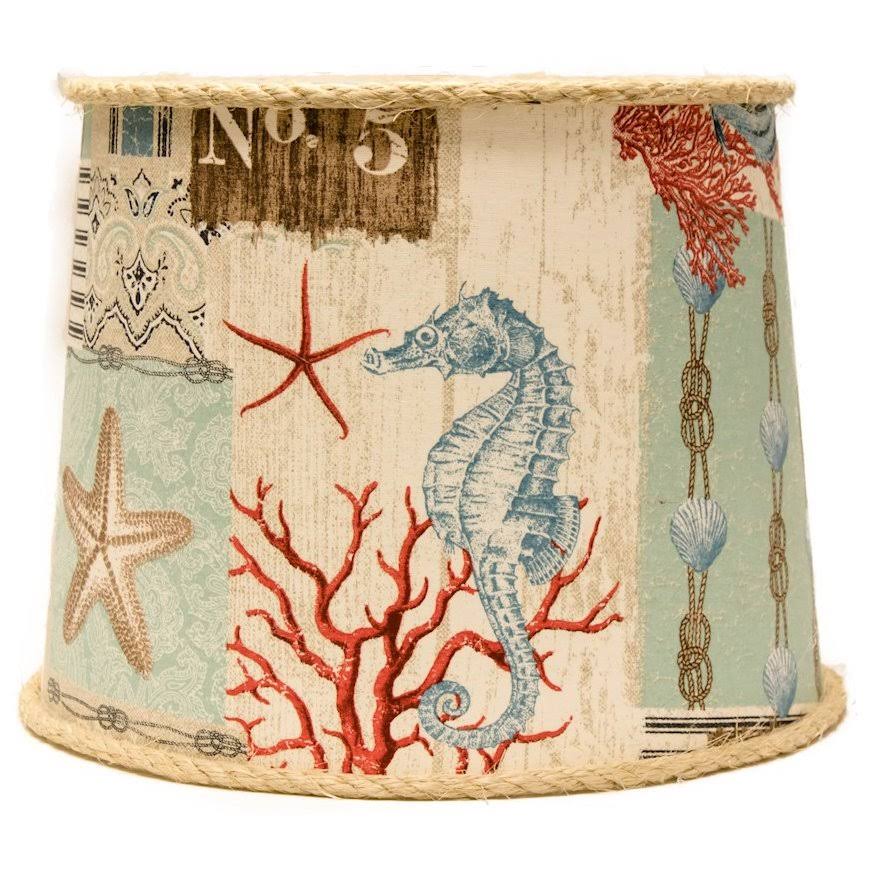 Nautical Patchwork Empire Lamp Shade Y69490