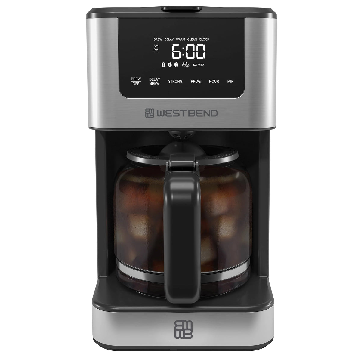 12 Cup Hot & Iced Stainless Steel Coffee Maker Q4353