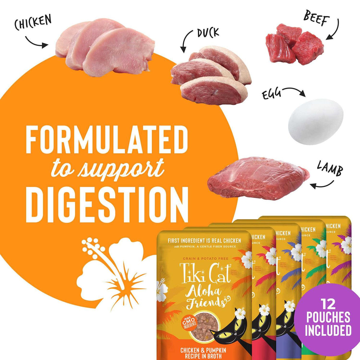 Chicken Grain-Free Wet Cat Food Variety Pack M659