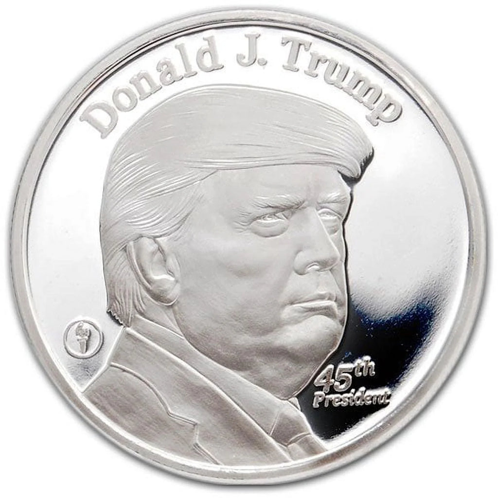 Trump .999 Pure Silver 1 Oz Round J915