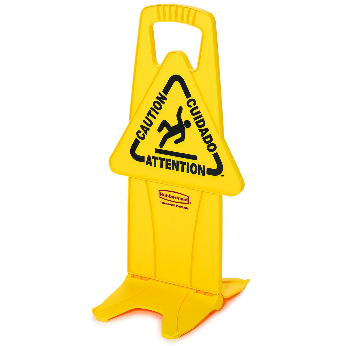 26 Inch 4-Sided Multilingual Caution Sign N747191