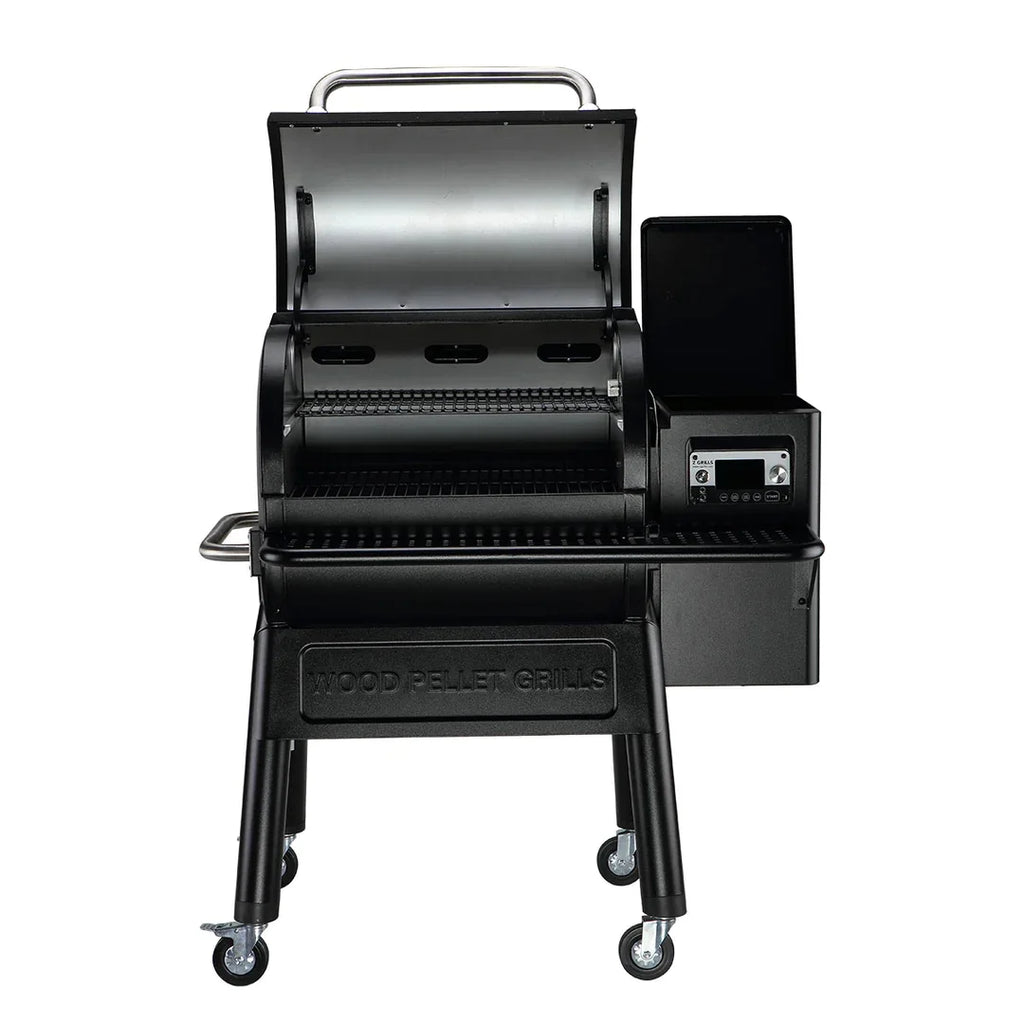 Wood Pellet Grill & Smoker with WIFI, PID Controller, 709 sq. in, Black F484