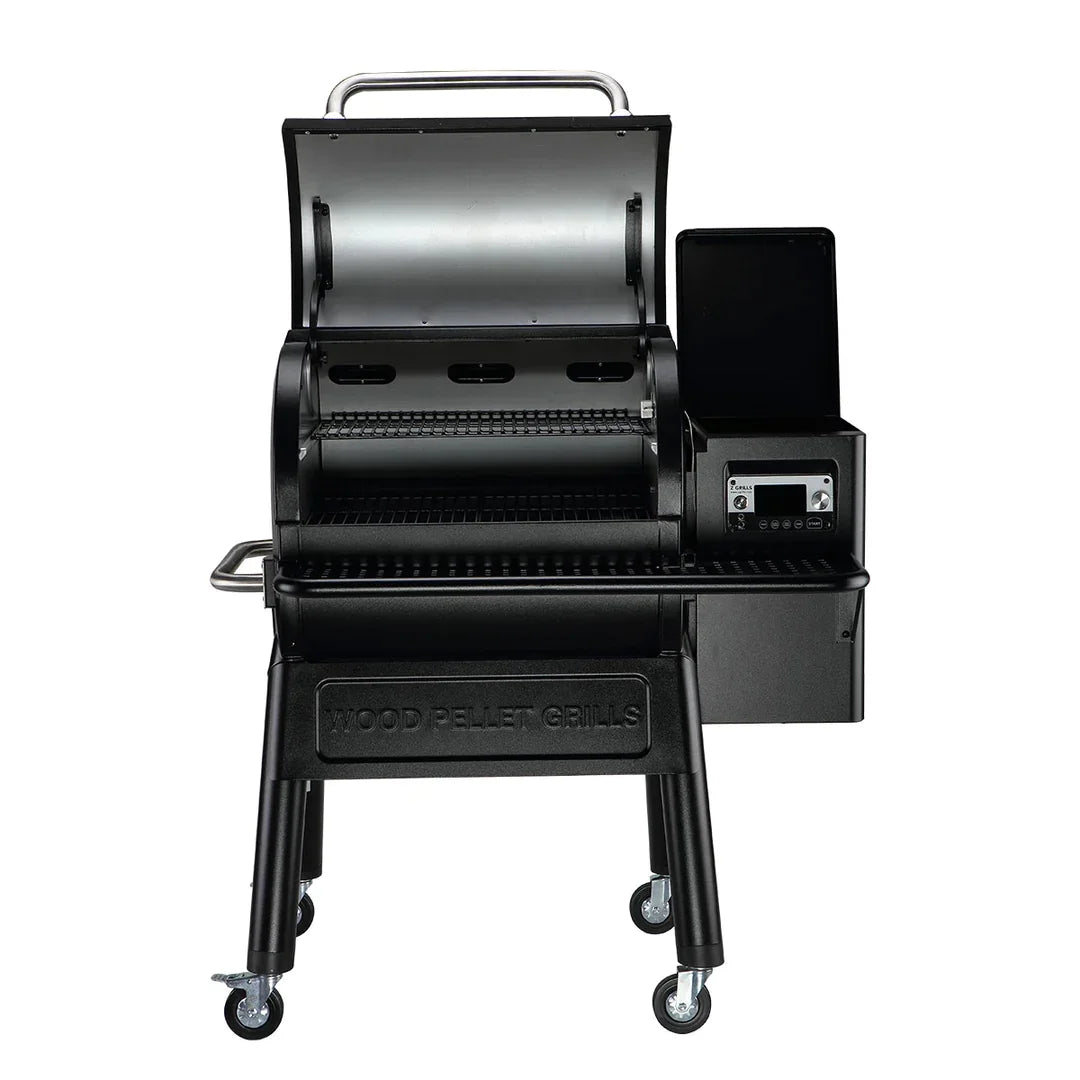 Wood Pellet Grill & Smoker with WIFI, PID Controller, 709 sq. in, Black F484