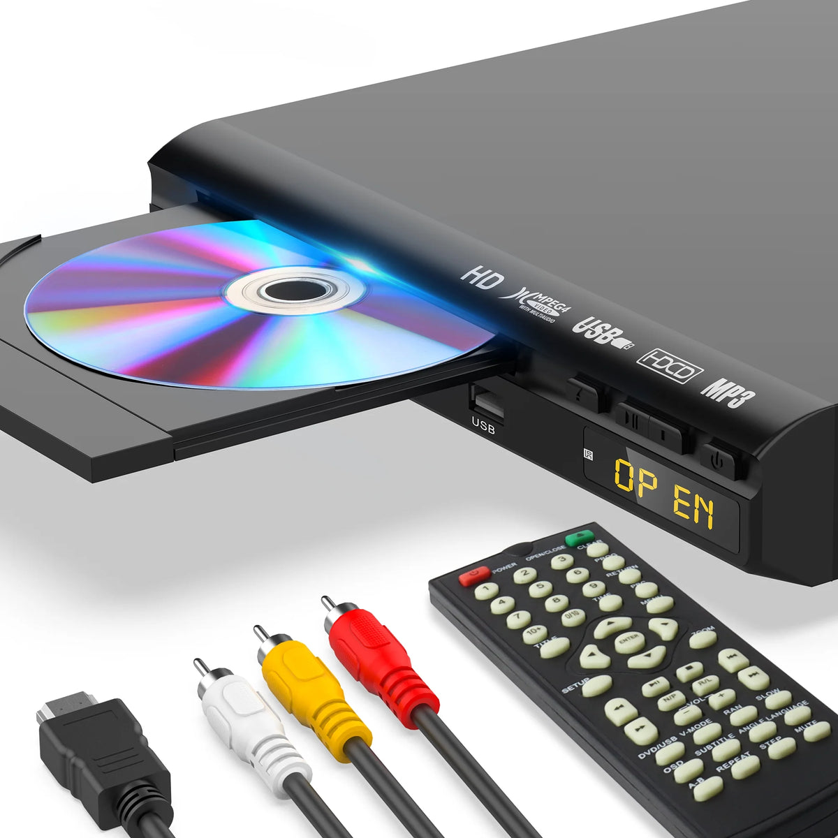 DVD Player with HD AV Coaxial Output and USB Input I271