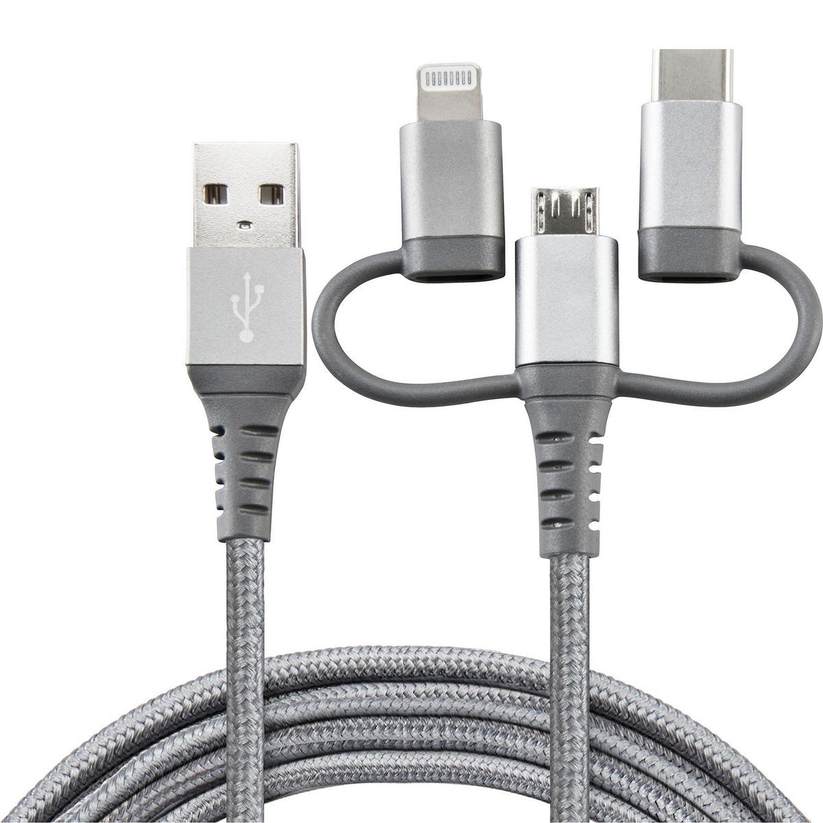 3-in-1 Braided Charging Cable R56631