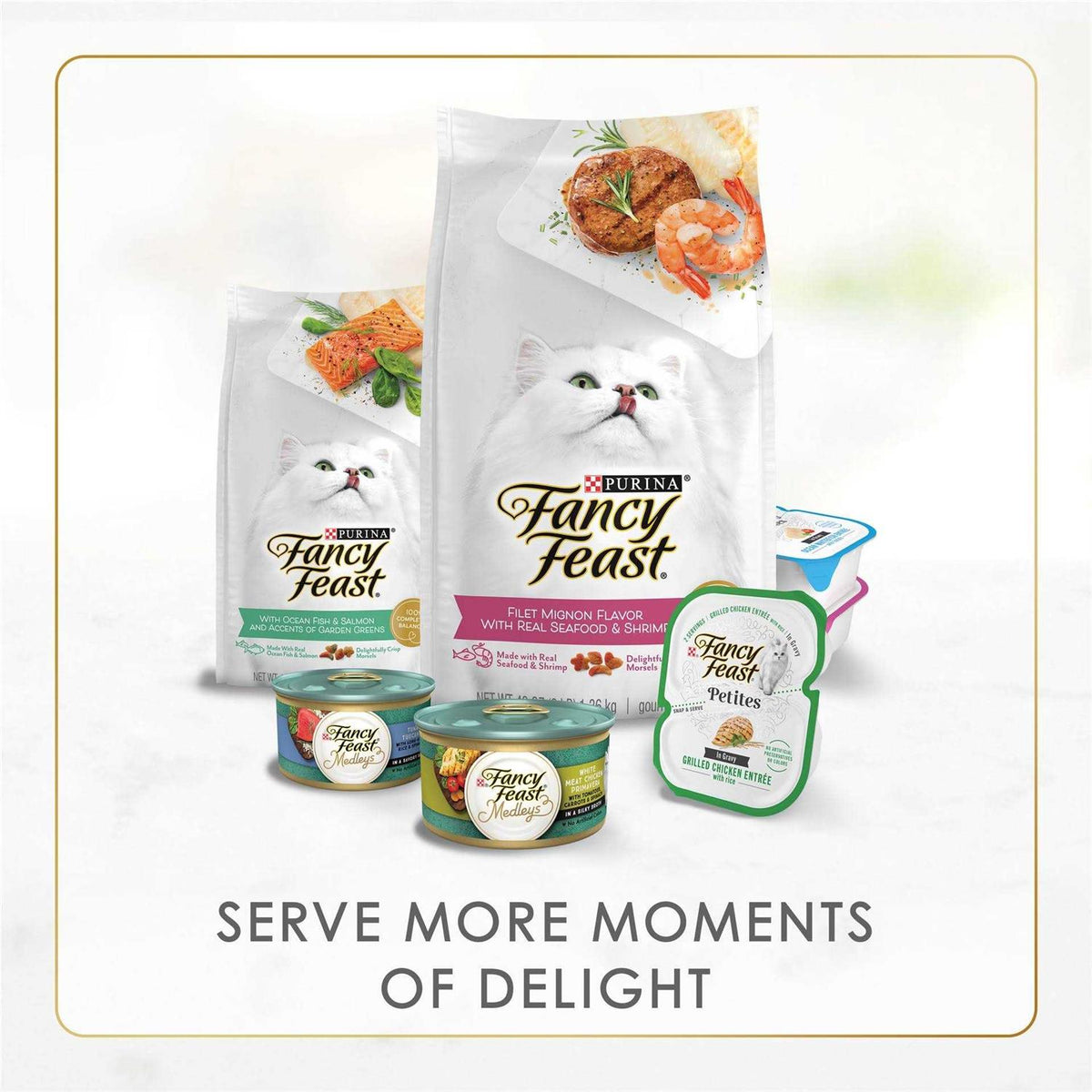 Classic Salmon & Shrimp Feast Cat Food W25481