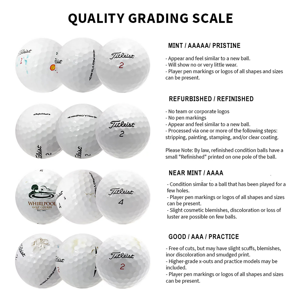 48 Pack White Golf Balls B59134