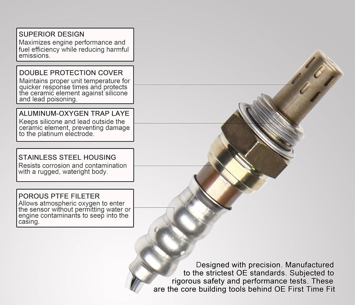 Oxygen Sensor O2 Pack of 2 Y715