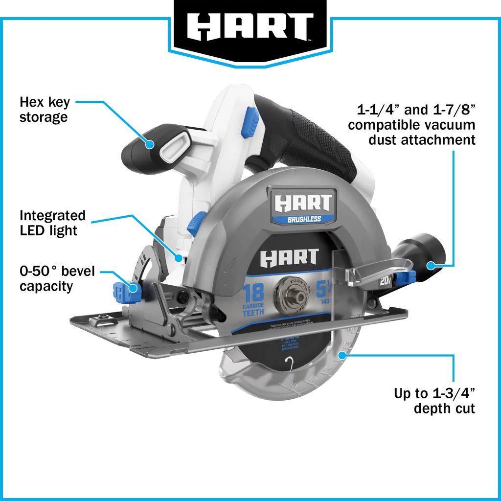 20-Volt Brushless Compact Circular Saw B731460