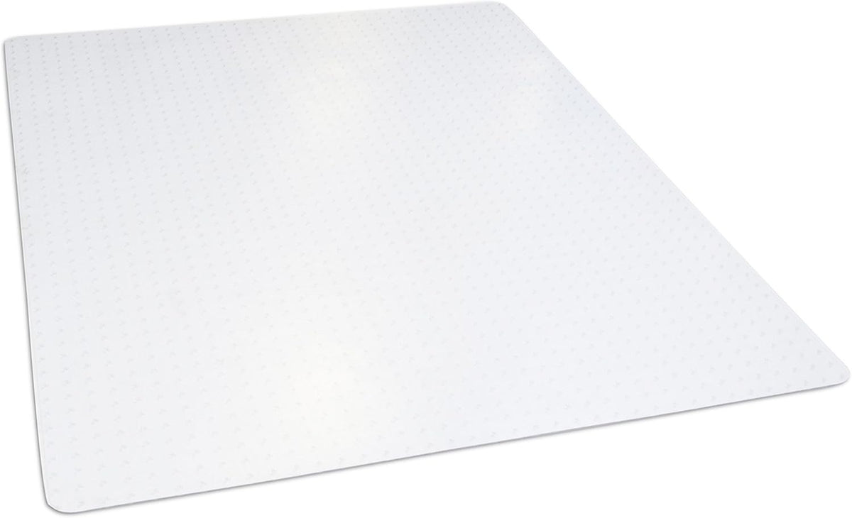 Clear Rectangle Office Chair Mat for Low and Medium Pile Carpet I4486
