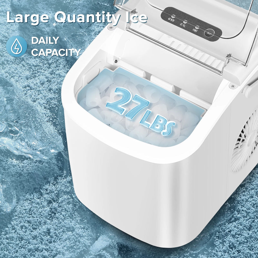 Portable Countertop Ice Maker 26lbs/24H White D419670