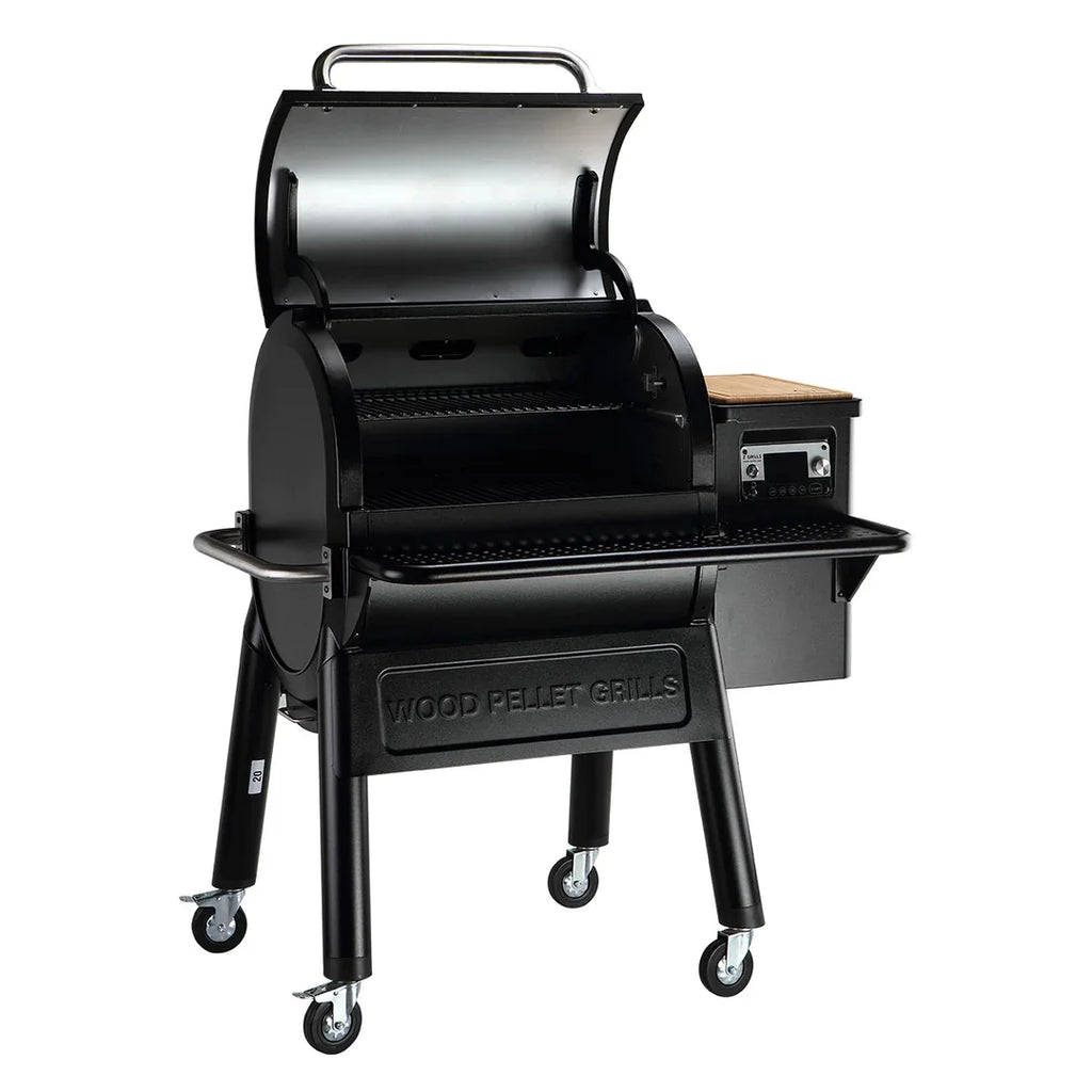 Wood Pellet Grill & Smoker with WIFI, PID Controller, 709 sq. in, Black F484