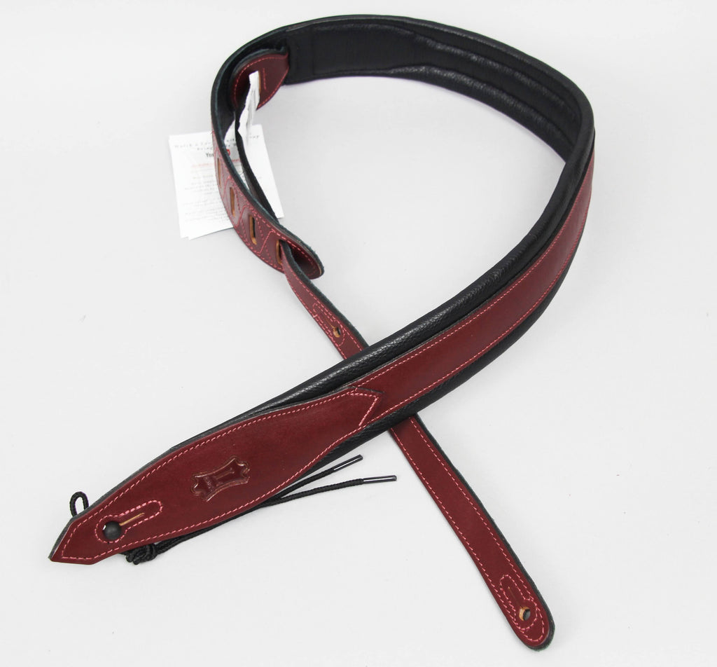 Leather Guitar Strap Black X85288