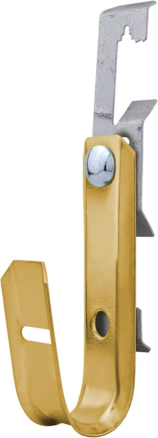 Heavy Duty Metal Cable & Wire Support J-Hook Hangers with Bat Wing Clip A682036