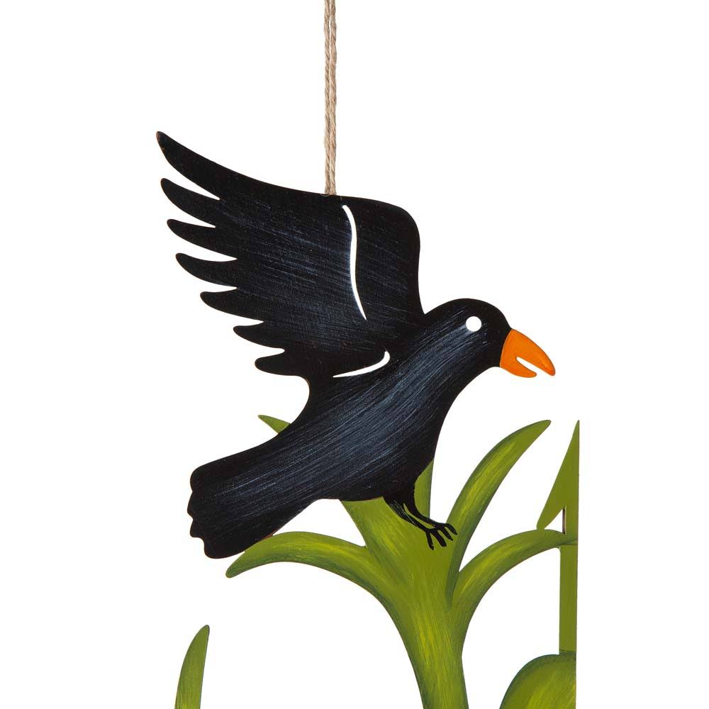 Metal Scarecrow & Corns Yard Stake A814