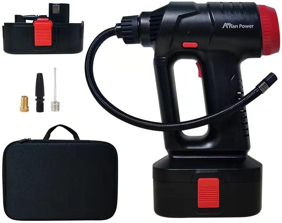 12V Cordless Tire Inflator Air Compressor with Digital Pressure Gauge E4075