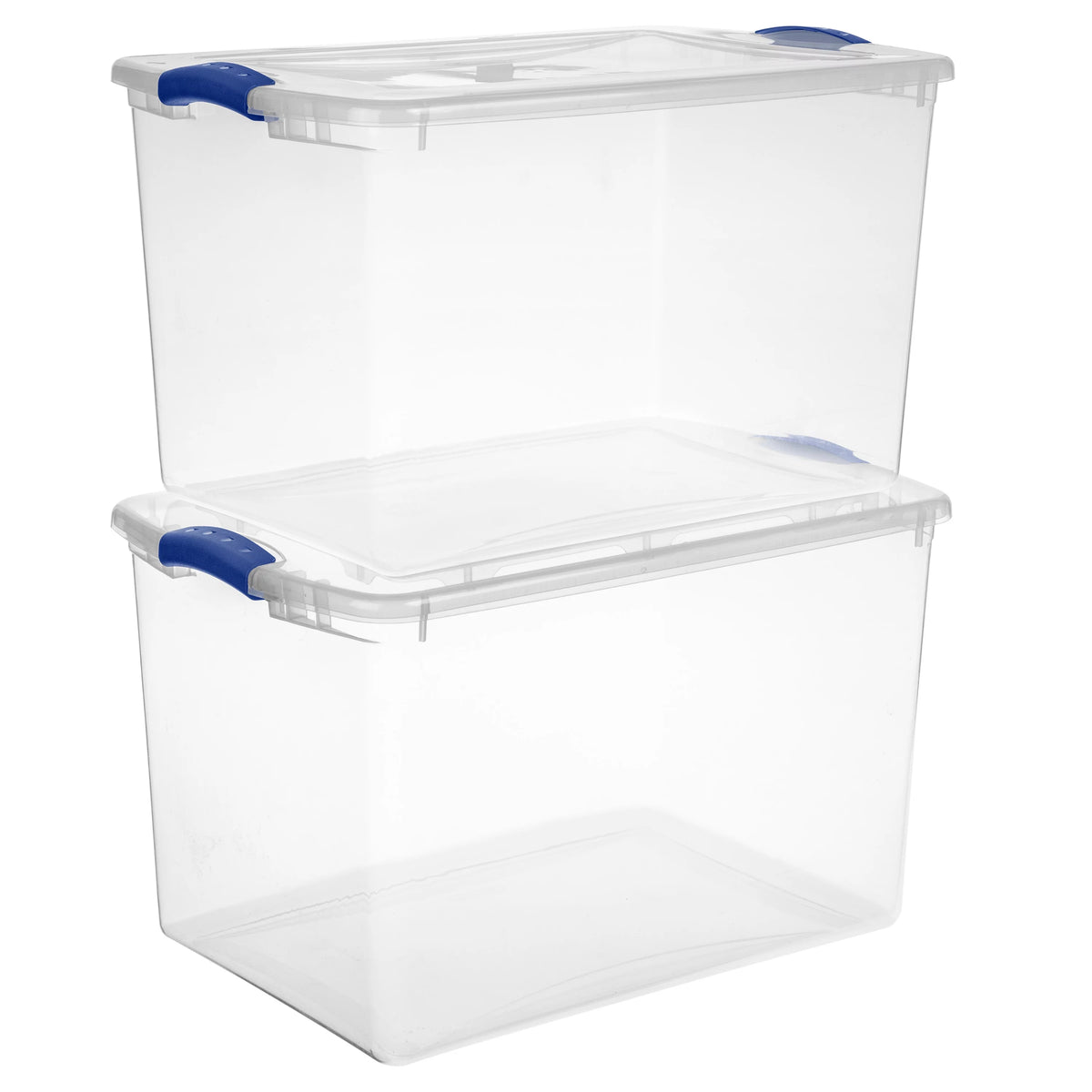 66 Quart Latch Box Plastic Set of 6 L4304