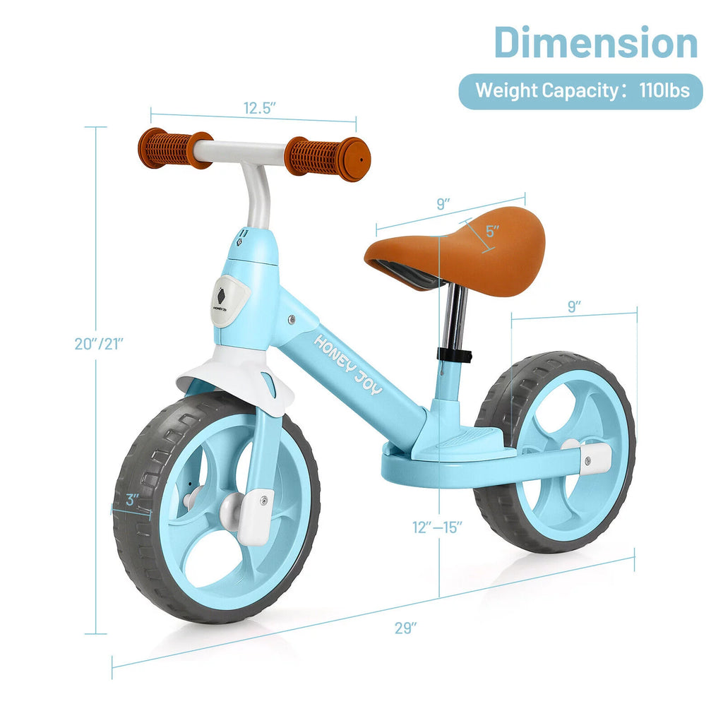 Blue No-Pedal Toddler Balance Bike Q6735