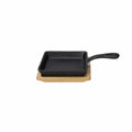 Cast Iron Square Frying Pan with Trivet R48052
