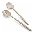 Milk White Salad Servers X11855