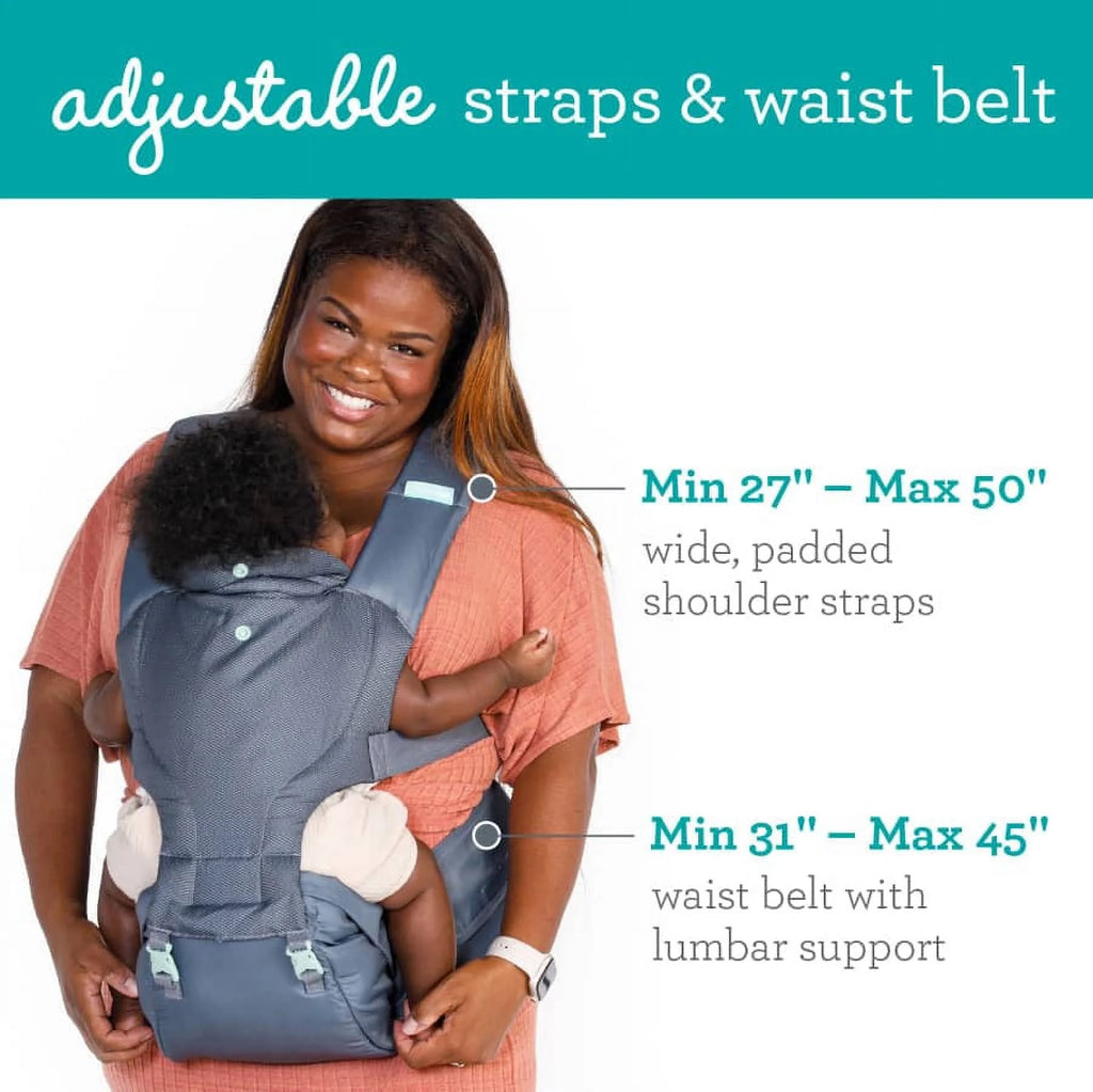 5-in-1 Hip Seat Baby Carrier 12-45 lbs Gray A530038