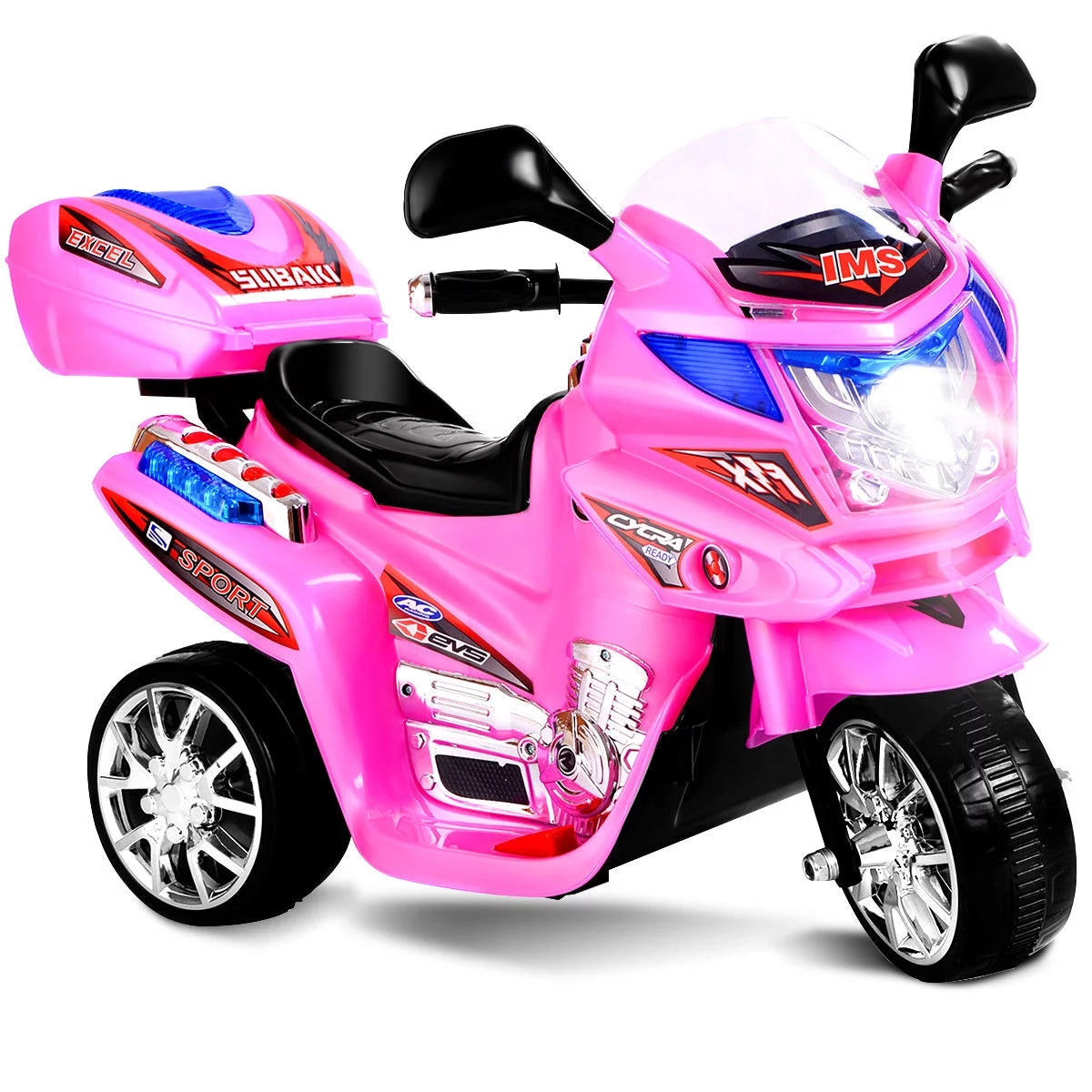 Kids Ride On Motorcycle 3 Wheel 6V Battery Powered Red V913