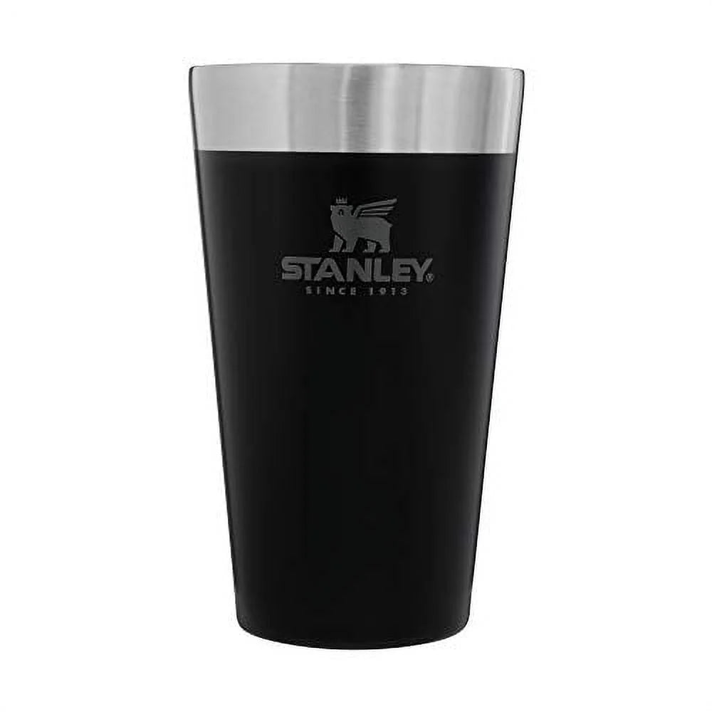 16 oz Matte Black Insulated Tumbler V7745