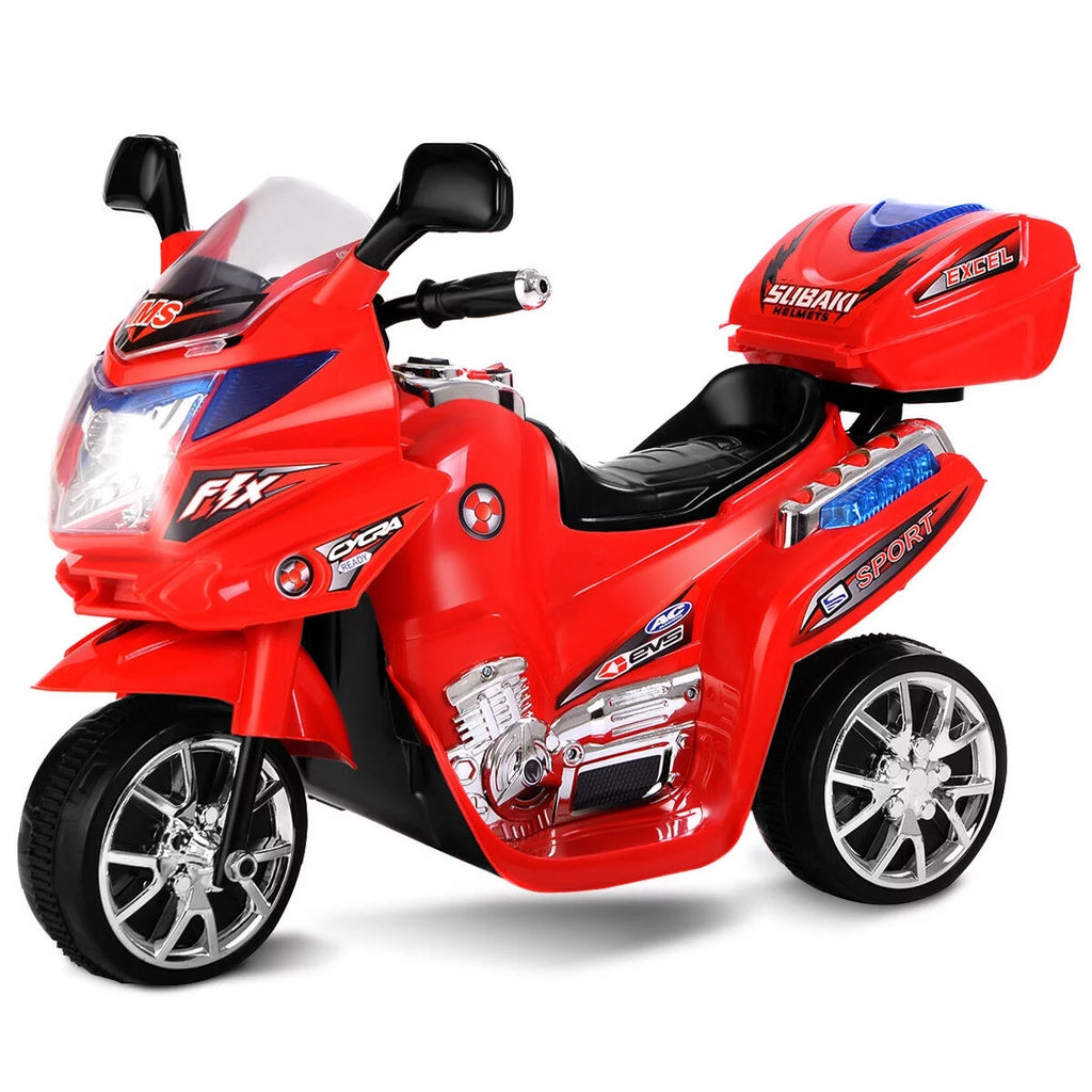 Kids Ride On Motorcycle 3 Wheel 6V Battery Powered Red V913