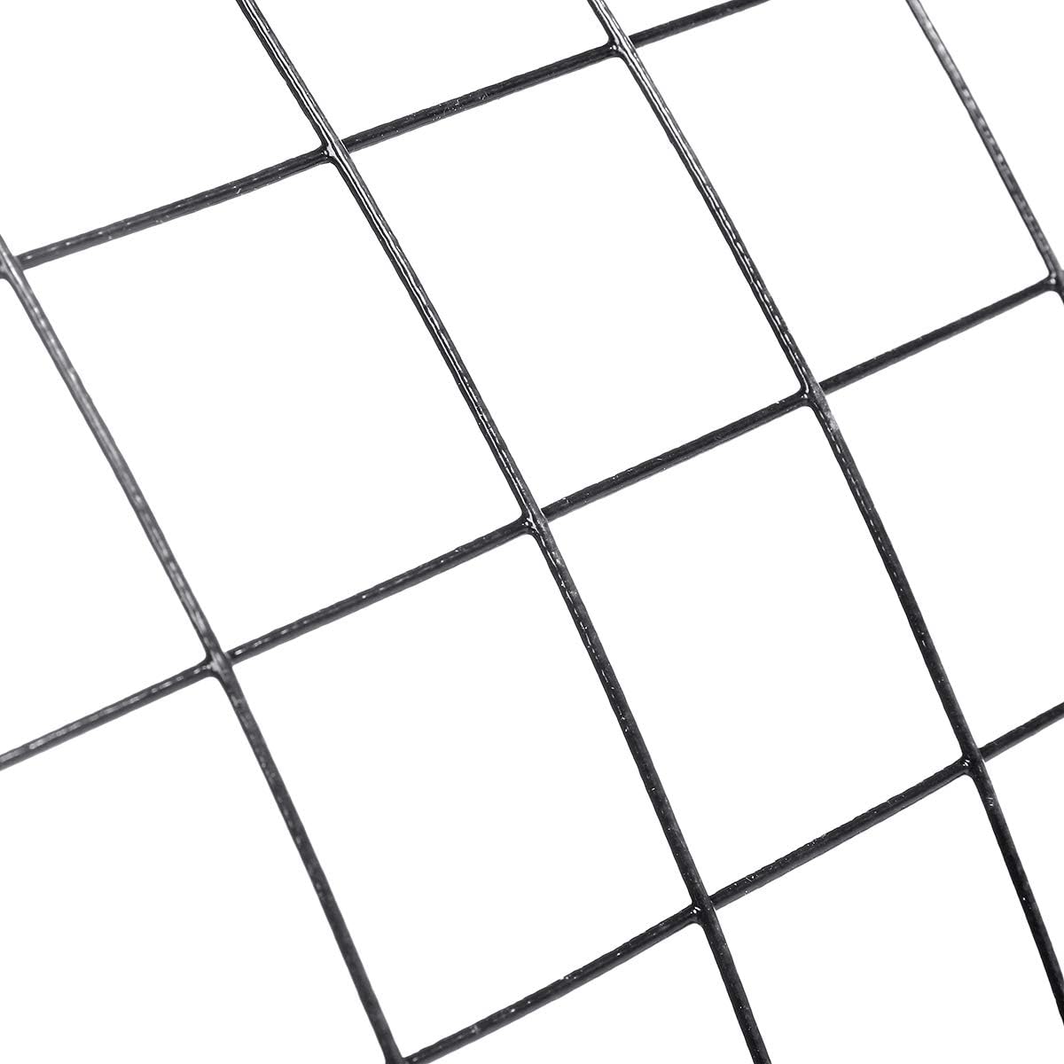 Black Vinyl Coated Wire Mesh 2ft x 50ft 16 Gauge Hardware Cloth J3390