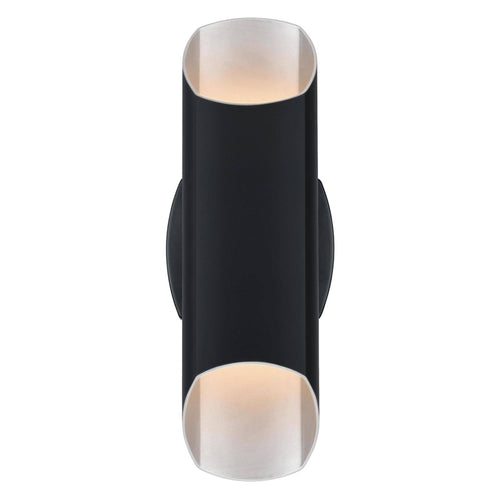 14 inch 2 LED Outdoor Wall Mount Matte Black Q9818