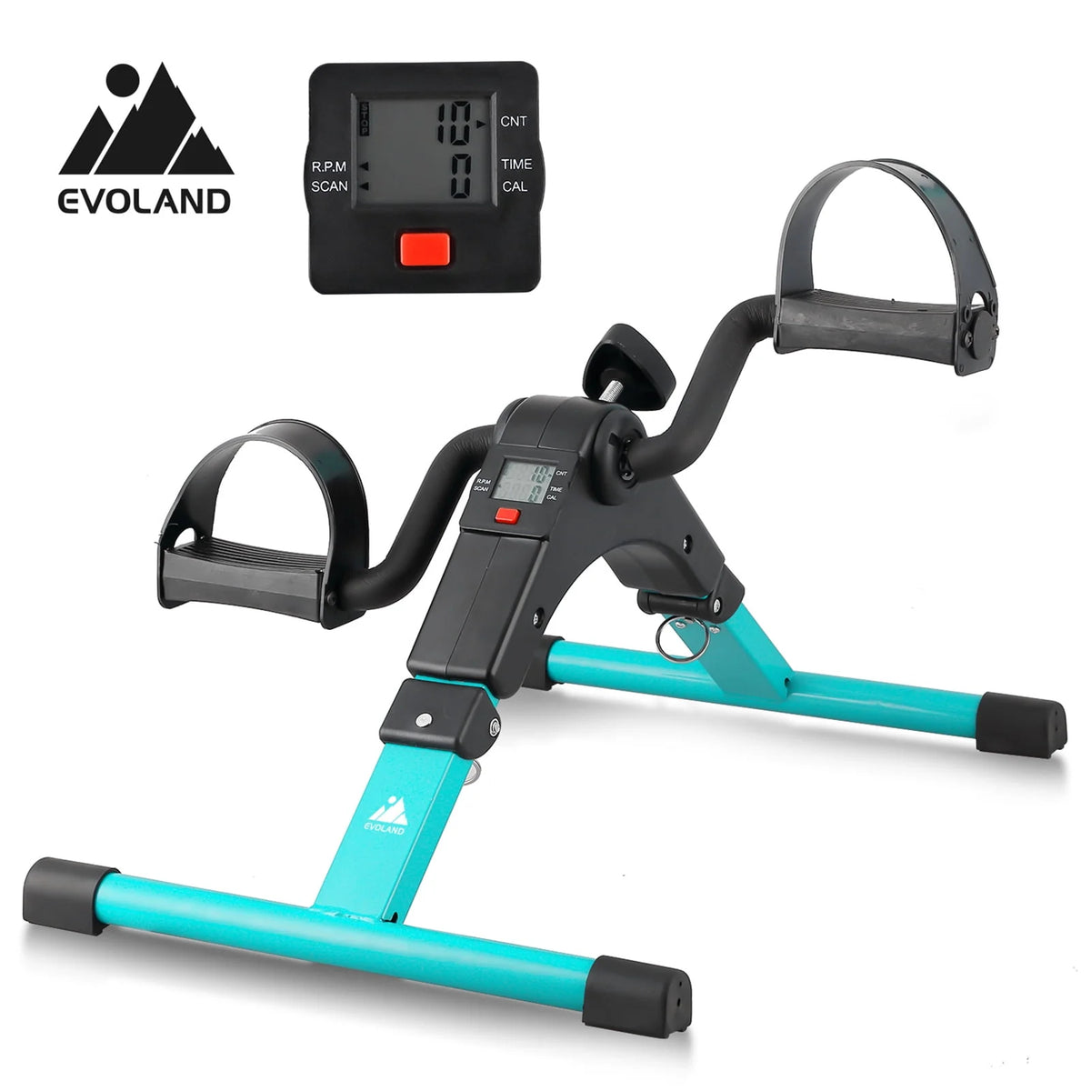 Folding Pedal Exerciser with LCD Display M8414