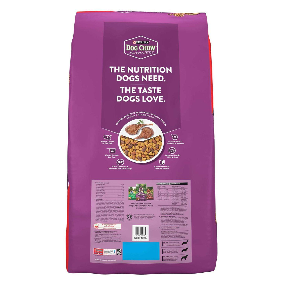 Adult Beef Dry Dog Food W836