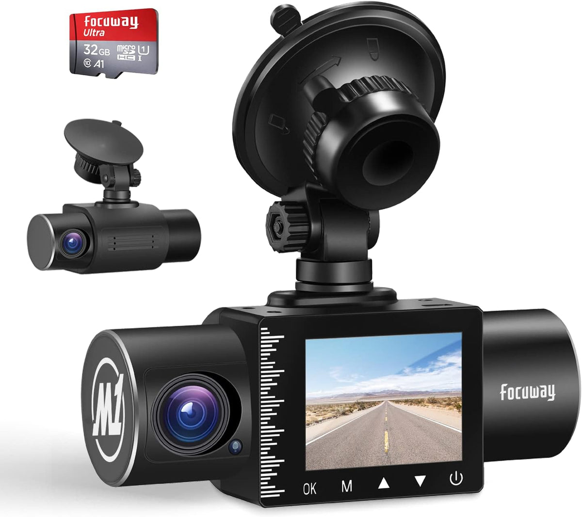 1080P Dual Dash Cam with IR Night Vision O450987