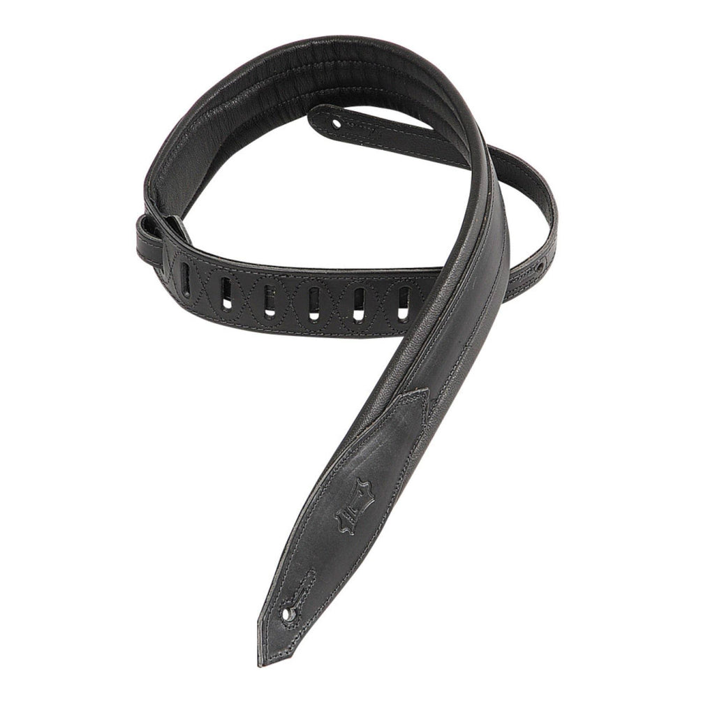 Leather Guitar Strap Black X85288
