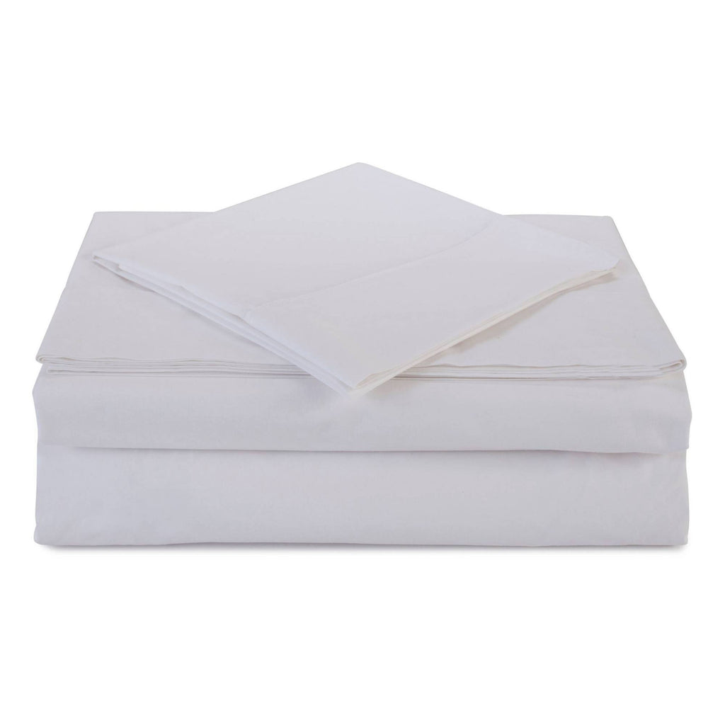 White Percale Full Sheet Set N278575