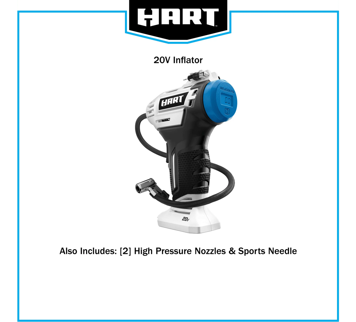 Cordless Inflator with 20-inch Hose S725