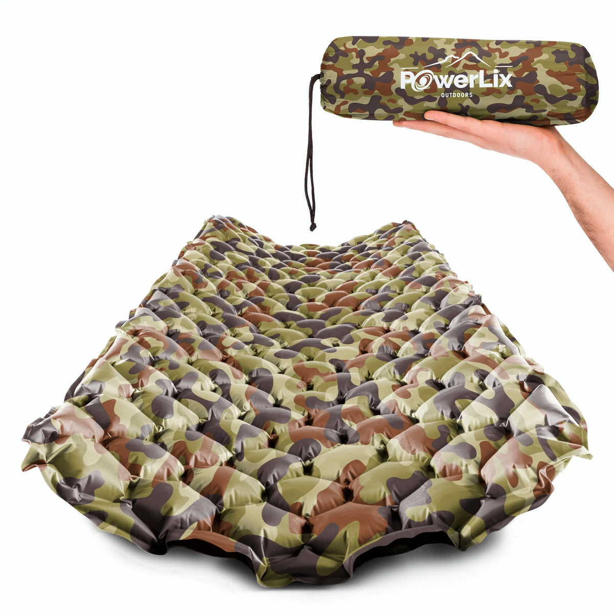 Ultralight Compact Inflatable Camping Sleeping Pad Orange I948