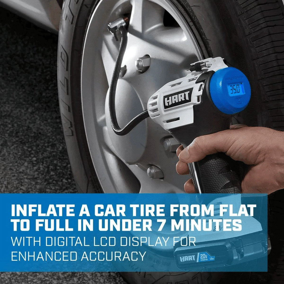 Cordless Inflator with 20-inch Hose S725